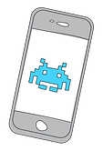 Gamification: games or gaming elements used on smart devices to engage people for other reasons than pure entertainment
