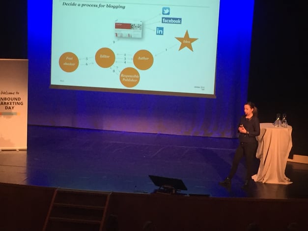 Fanny Ahlfors from PwC on How to create blog content at Inbound Day 2015 Fanny Ahlfors from PwC on How to create blog content at Inbound Day 2015