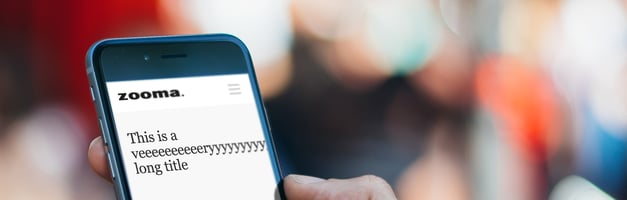Long words in titles might be cut off on smaller screens Long words in titles might be cut off on smaller screens