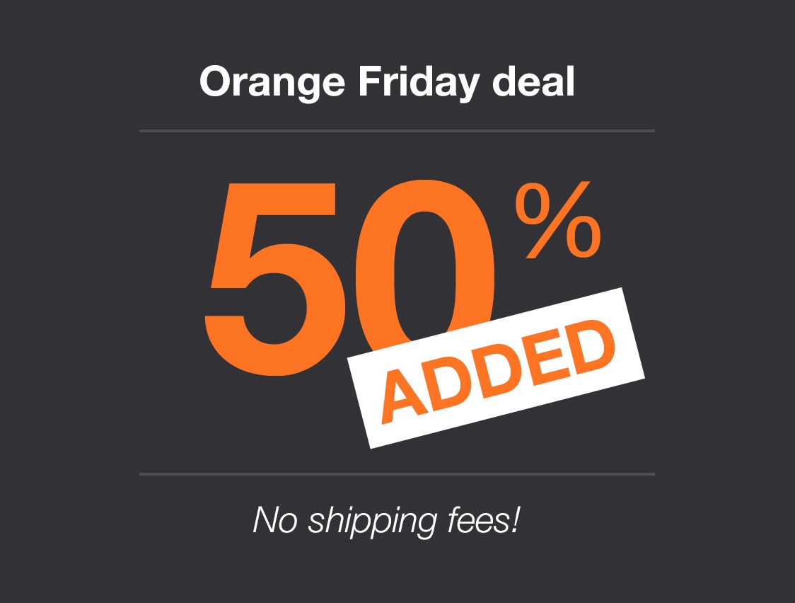 Orange Friday is the new Black Friday!